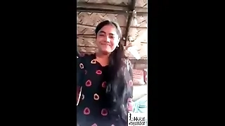 Desi village Indian Girlfreind showing boobs together with vulva for boyfriend